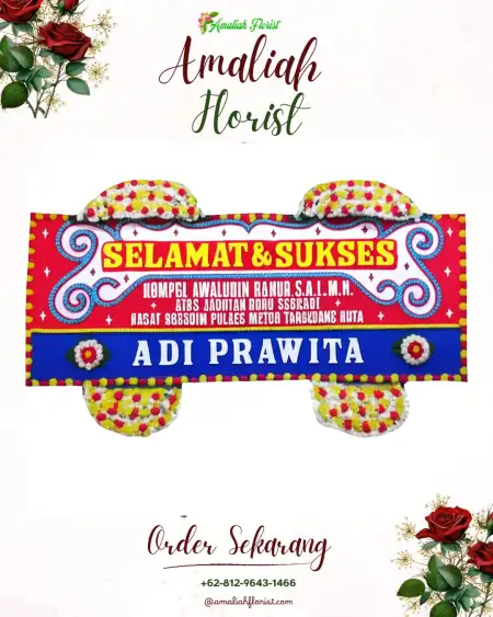 Papan Bunga Ucapan Selamat Tritih Lor